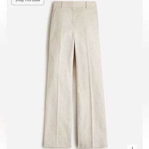 New With Tags- Petite Carolina flare pant linen : 2 Petite